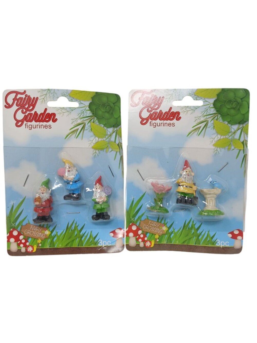 6 Fairy Garden Figurines Gnomes & Accessories Miniature Scenes Or  Displays #GS7